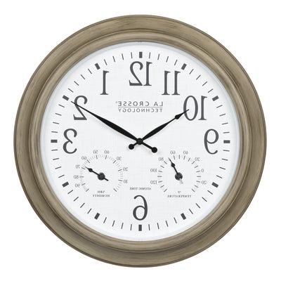 404-89027 18-inch indoor/outdoor atomic wall clock